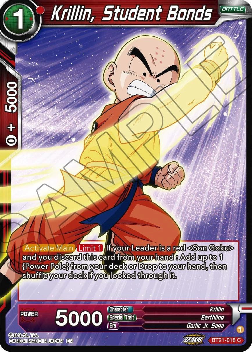 Krillin, Student Bonds (BT21-018) [Wild Resurgence] | Rock City Comics