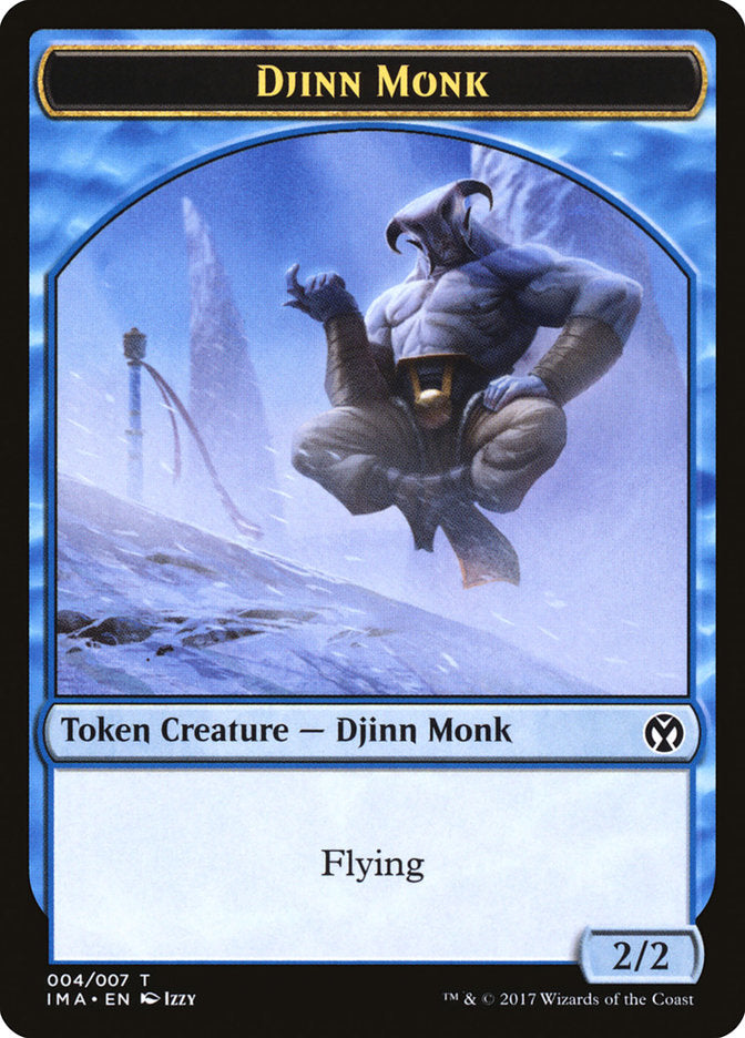 Djinn Monk Token [Iconic Masters Tokens] | Rock City Comics