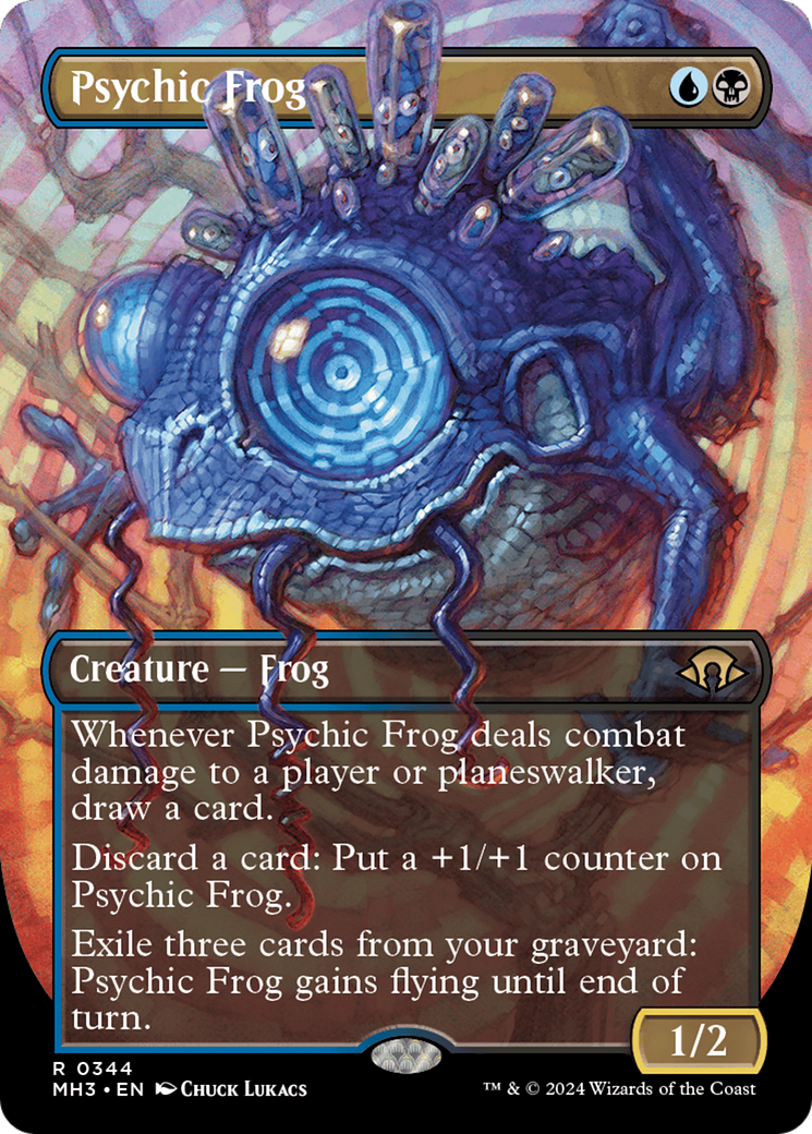 Psychic Frog (Borderless) [Modern Horizons 3] | Rock City Comics