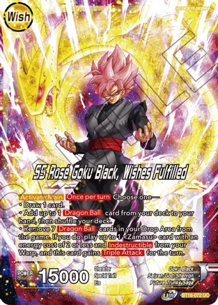 Zamasu // SS Rose Goku Black, Wishes Fulfilled (BT16-072) [Realm of the Gods] | Rock City Comics