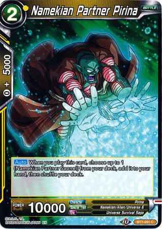 Namekian Partner Pirina (BT7-091) [Assault of the Saiyans] | Rock City Comics