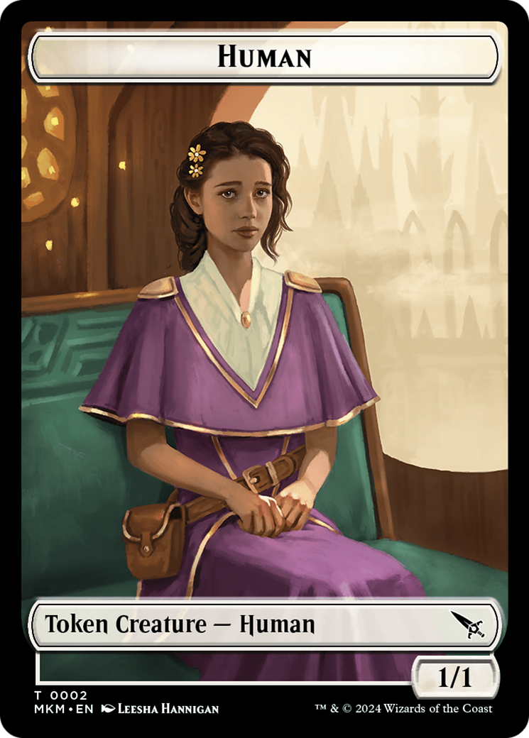 Human Token [Murders at Karlov Manor Tokens] | Rock City Comics