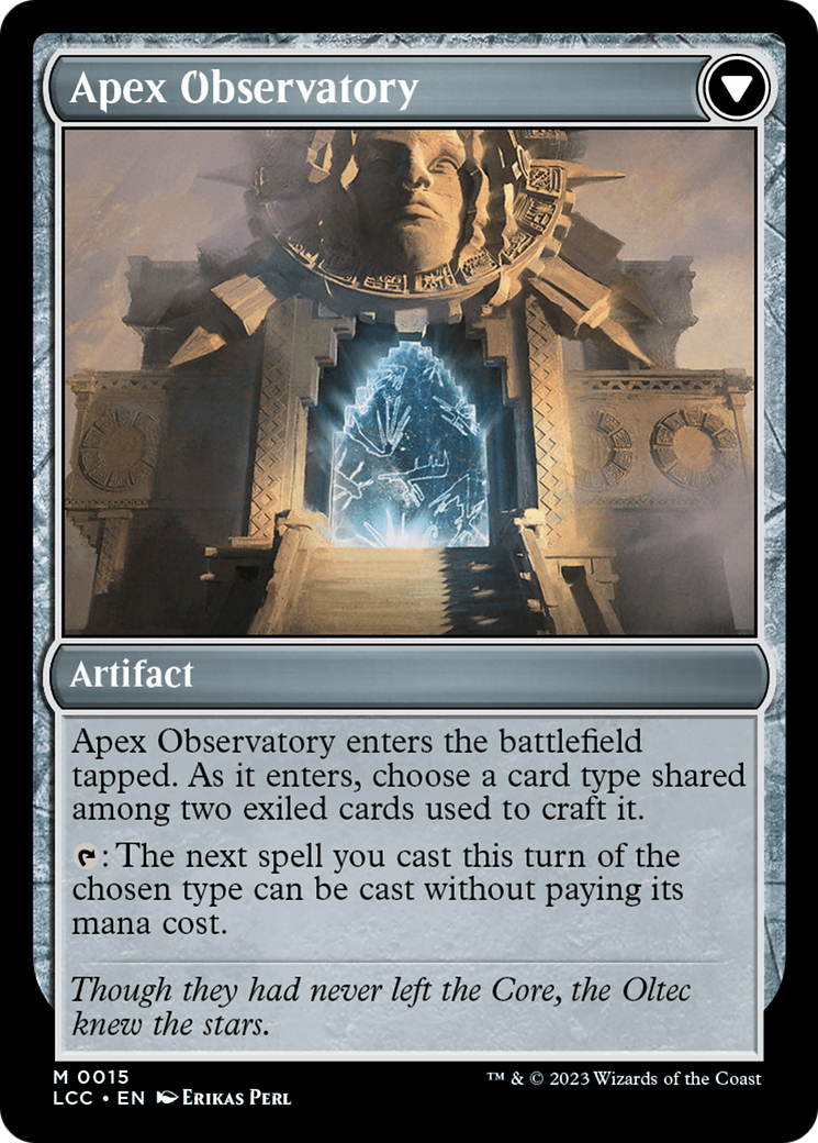 Eye of Ojer Taq // Apex Observatory [The Lost Caverns of Ixalan Commander] | Rock City Comics
