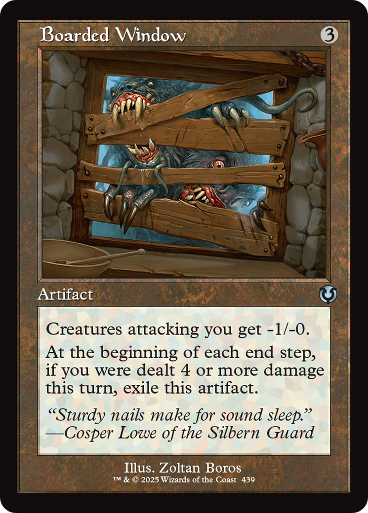 Boarded Window (Retro Frame) [Innistrad Remastered] | Rock City Comics