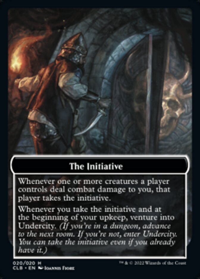 The Initiative // Undercity Double-Sided Token [Commander Legends: Battle for Baldur's Gate Tokens] | Rock City Comics