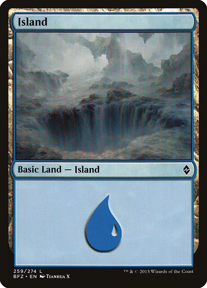 Island (259) [Battle for Zendikar] | Rock City Comics