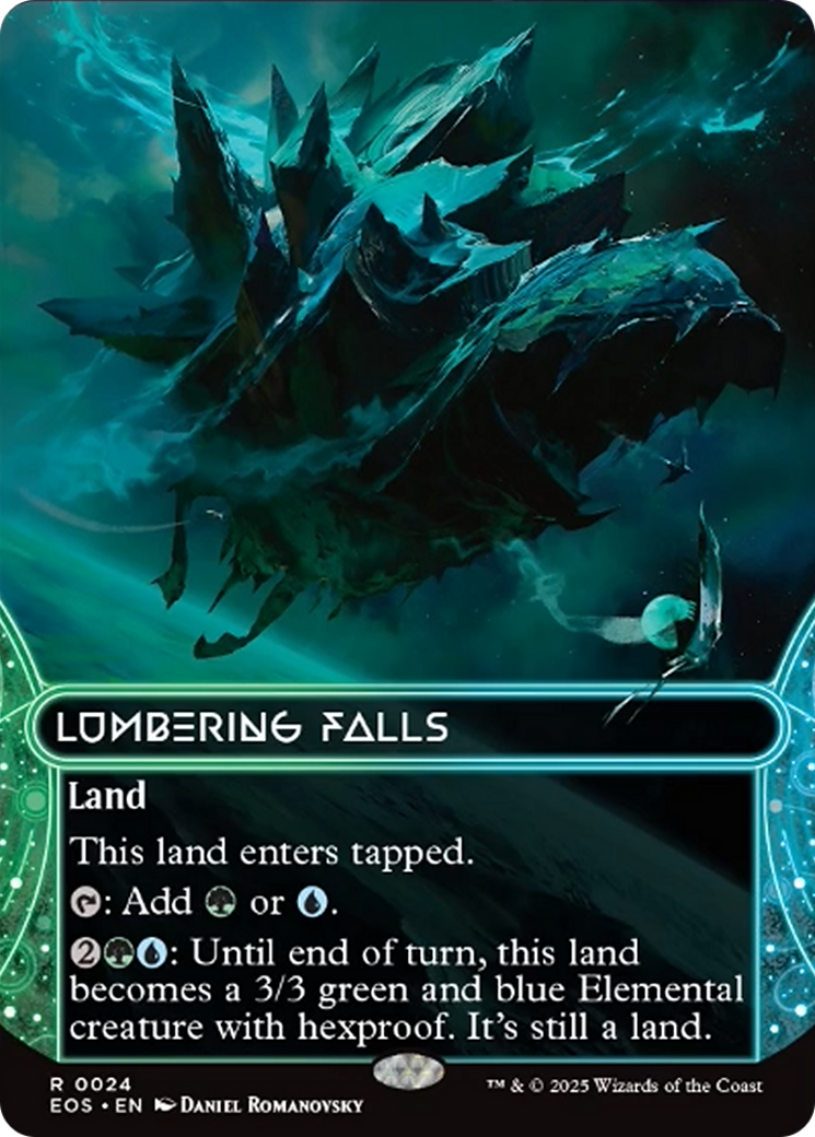 Lumbering Falls (0024) (Borderless) [Edge of Eternities: Stellar Sights] | Rock City Comics