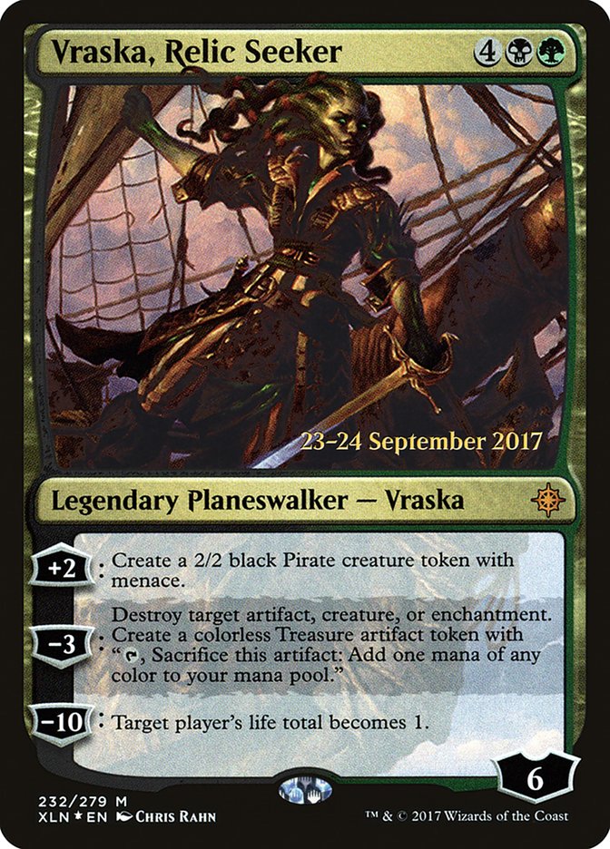 Vraska, Relic Seeker [Ixalan Prerelease Promos] | Rock City Comics