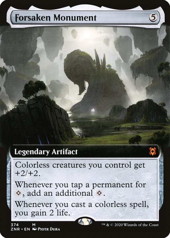 Forsaken Monument (Extended Art) [Zendikar Rising] | Rock City Comics