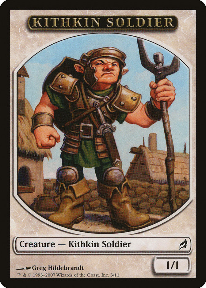 Kithkin Soldier Token [Lorwyn Tokens] | Rock City Comics