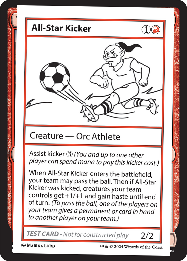 All-Star Kicker [Mystery Booster 2 Playtest Cards] | Rock City Comics