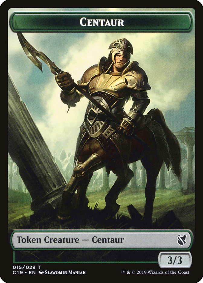 Centaur Token [Commander 2019 Tokens] | Rock City Comics
