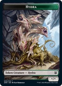 Hydra // Illusion Double-Sided Token [Zendikar Rising Tokens] | Rock City Comics