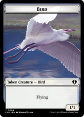 Copy (54) // Bird Double-Sided Token [Commander Masters Tokens] | Rock City Comics