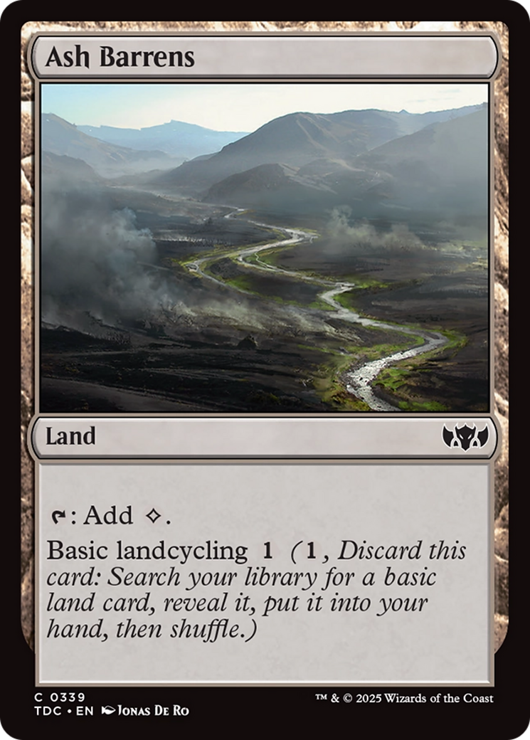 Ash Barrens [Tarkir: Dragonstorm Commander] | Rock City Comics