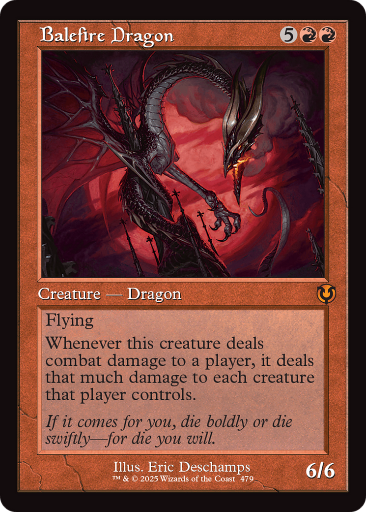 Balefire Dragon (Retro Frame) [Innistrad Remastered] | Rock City Comics