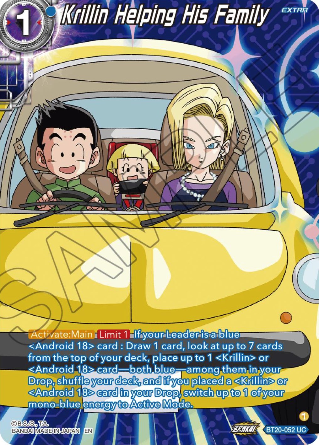 Krillin Helping His Family (Silver Foil) (BT20-052) [Power Absorbed] | Rock City Comics