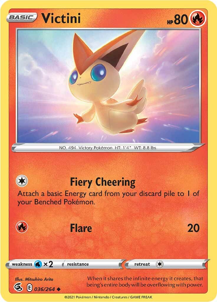 Victini (036/264) [Sword & Shield: Fusion Strike] | Rock City Comics