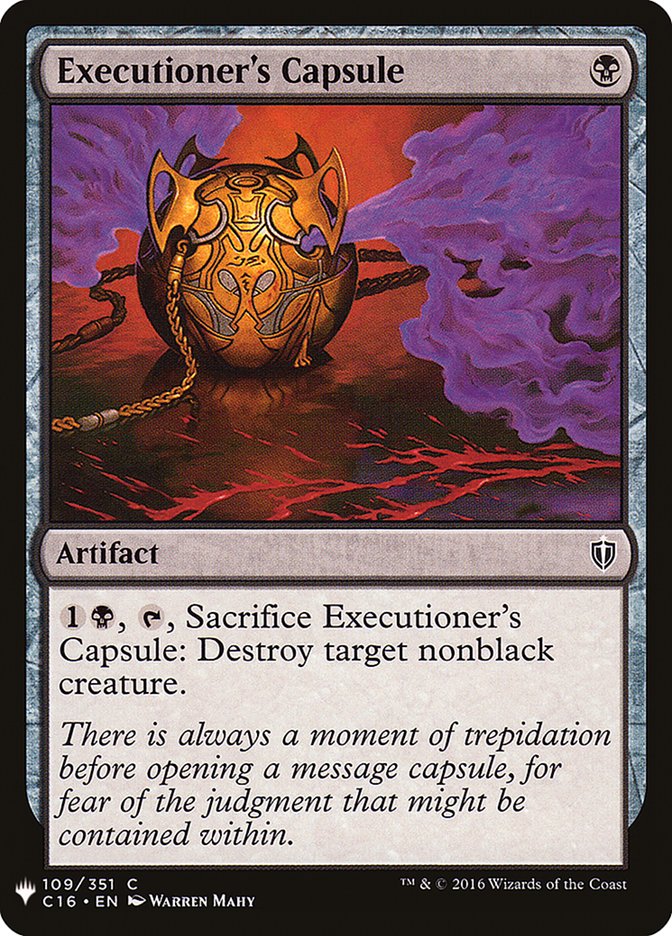 Executioner's Capsule [Mystery Booster] | Rock City Comics