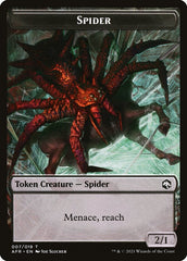 Spider // Icingdeath, Frost Tongue Double-Sided Token [Dungeons & Dragons: Adventures in the Forgotten Realms Tokens] | Rock City Comics