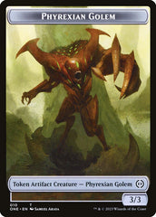 Phyrexian Goblin // Phyrexian Golem Double-Sided Token [Phyrexia: All Will Be One Tokens] | Rock City Comics