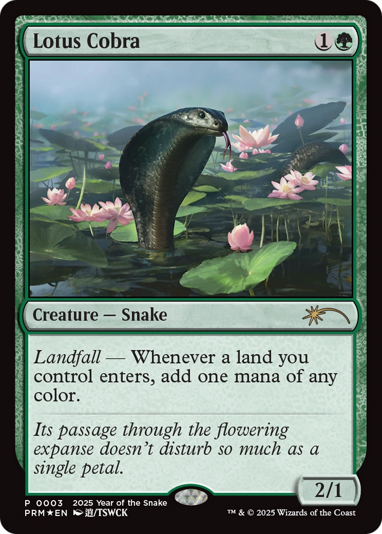 Lotus Cobra (Year of the Snake 2025) [Standard Showdown Promos] | Rock City Comics