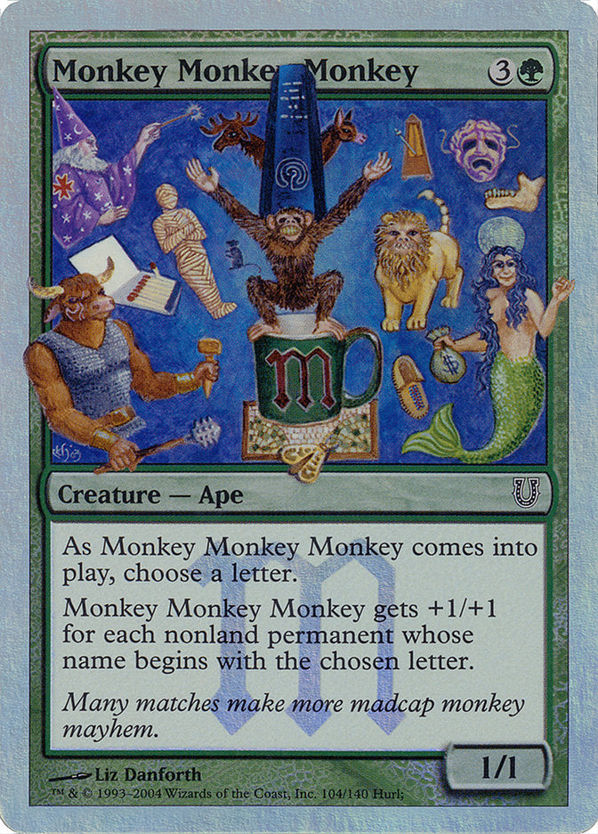 Monkey Monkey Monkey (Alternate Foil) [Unhinged] | Rock City Comics