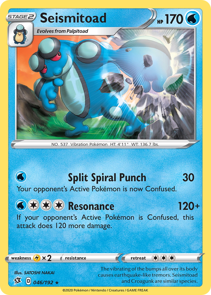 Seismitoad (046/192) [Sword & Shield: Rebel Clash] | Rock City Comics