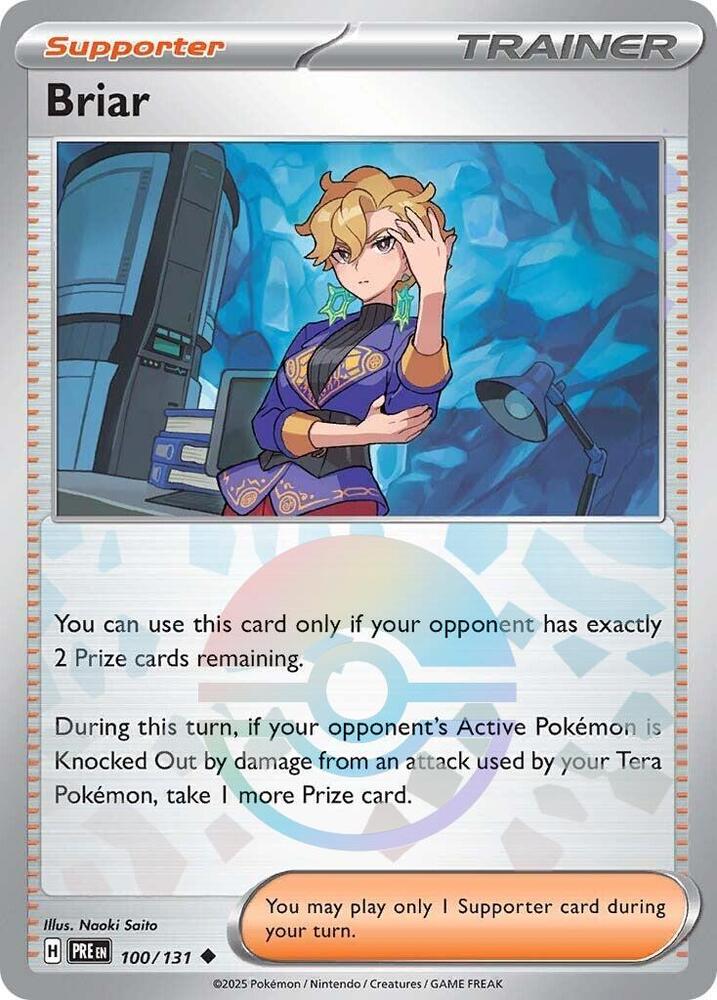 Briar (100/131) (Poke Ball Pattern) [Scarlet & Violet: Prismatic Evolutions] | Rock City Comics