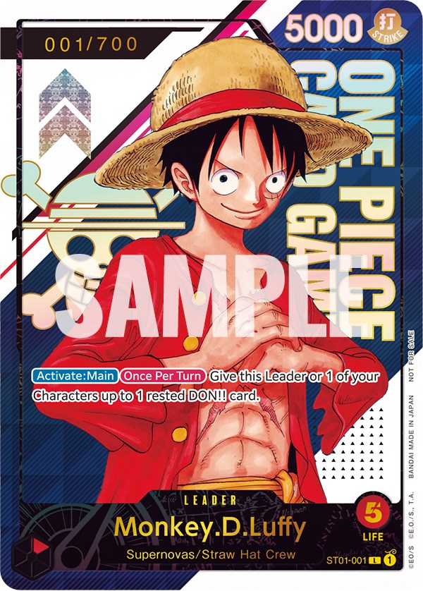 Monkey.D.Luffy (Serial Number) [One Piece Promotion Cards] | Rock City Comics