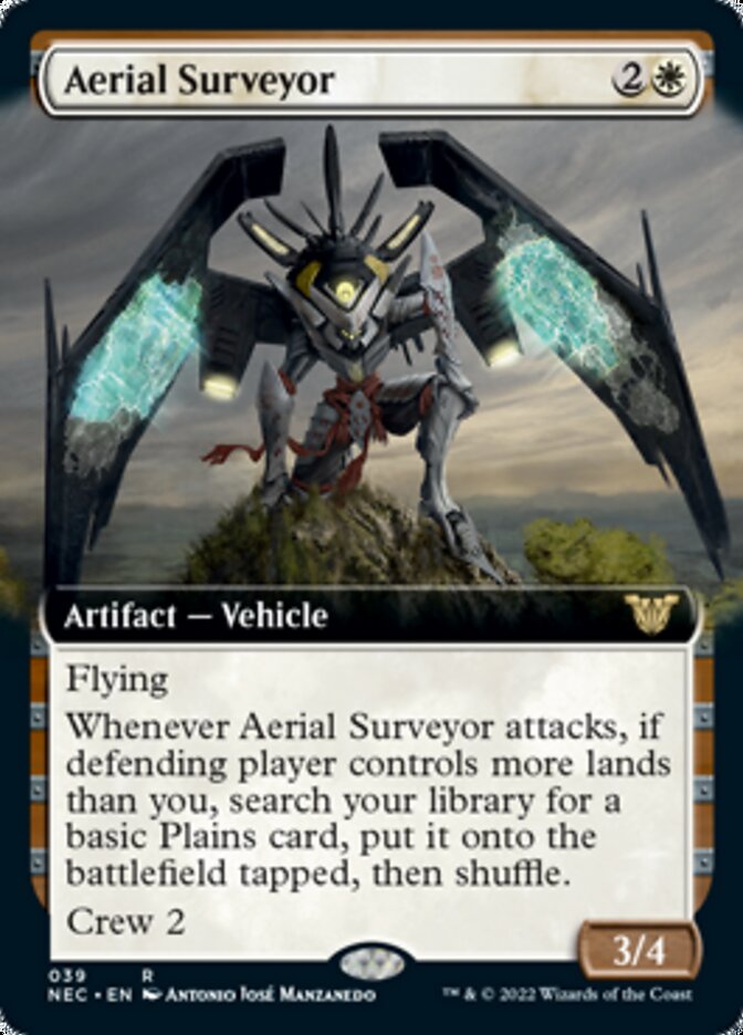 Aerial Surveyor (Extended Art) [Kamigawa: Neon Dynasty Commander] | Rock City Comics