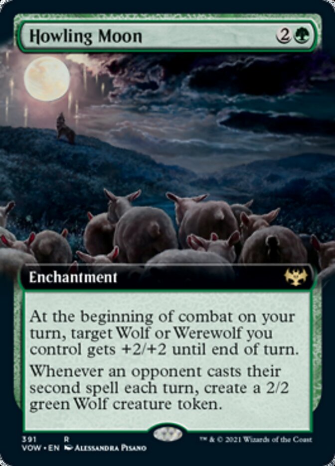 Howling Moon (Extended Art) [Innistrad: Crimson Vow] | Rock City Comics
