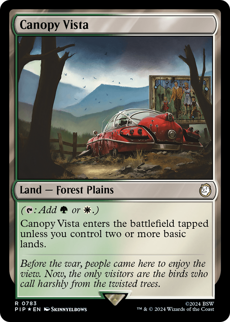 Canopy Vista (Surge Foil) [Fallout] | Rock City Comics