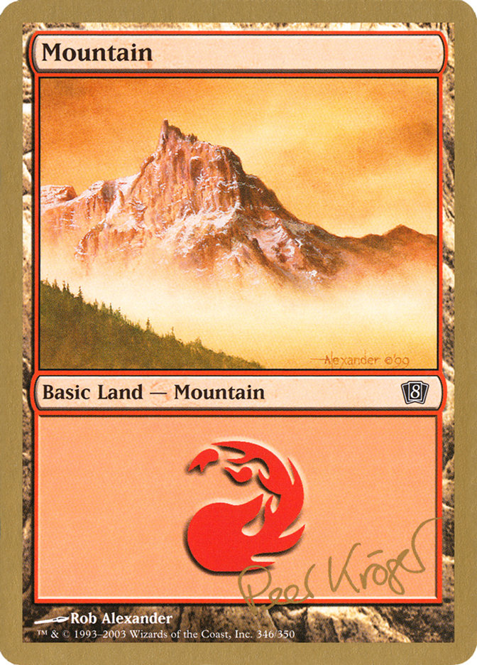 Mountain (pk346) (Peer Kroger) [World Championship Decks 2003] | Rock City Comics