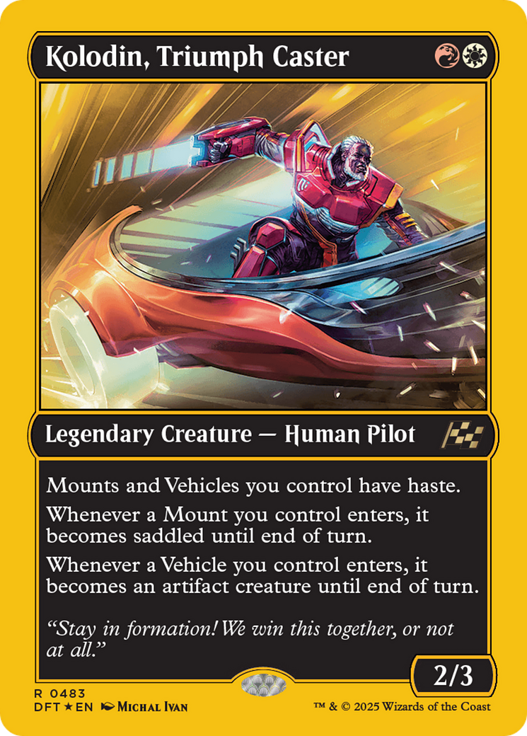 Kolodin, Triumph Caster (First-Place Foil) [Aetherdrift] | Rock City Comics