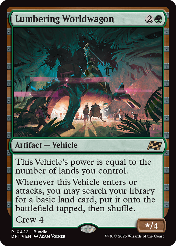 Lumbering Worldwagon (Bundle) [Aetherdrift Promos] | Rock City Comics