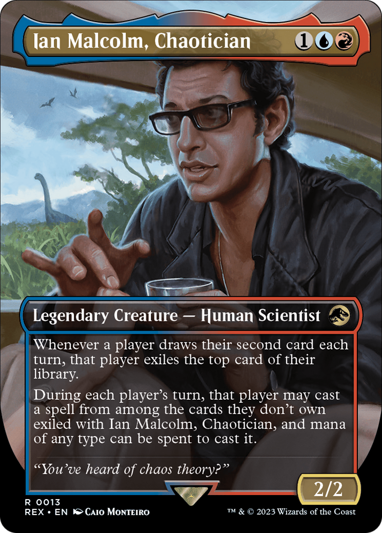 Ian Malcolm, Chaotician (Borderless) [Jurassic World Collection] | Rock City Comics