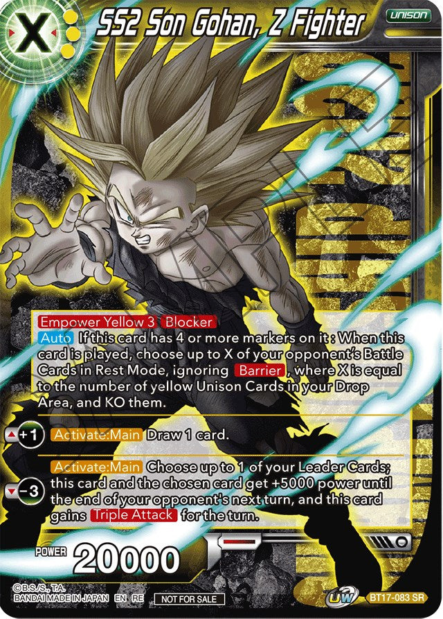 SS2 Son Gohan, Z Fighter (Championship 2022) (BT17-083) [Promotion Cards] | Rock City Comics