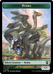 Hydra // Boar Double-Sided Token [Modern Horizons 3 Commander Tokens] | Rock City Comics