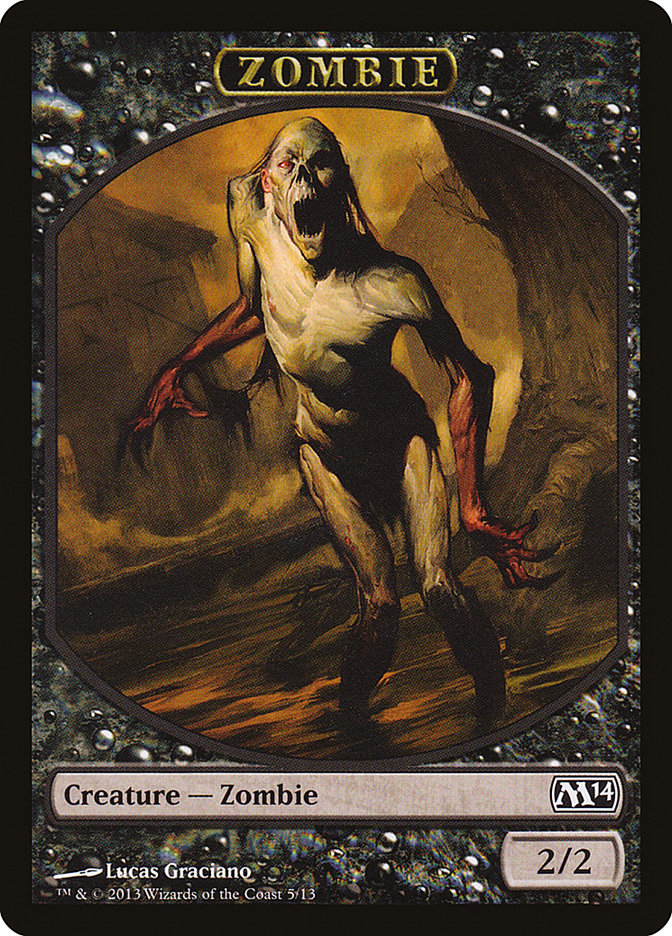 Zombie Token [Magic 2014 Tokens] | Rock City Comics