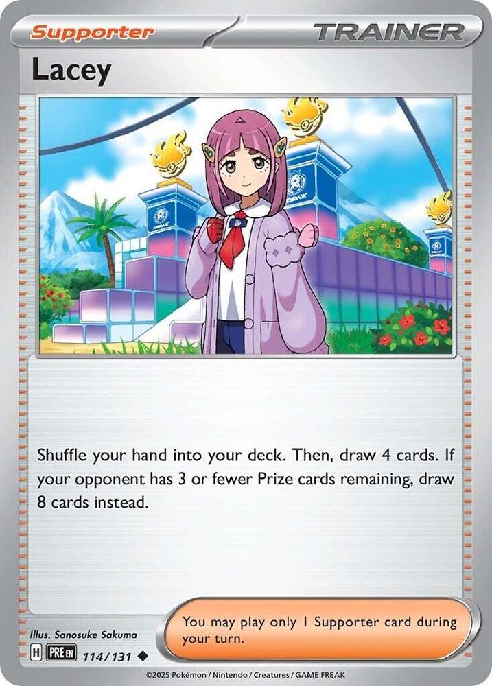 Lacey (114/131) [Scarlet & Violet: Prismatic Evolutions] | Rock City Comics