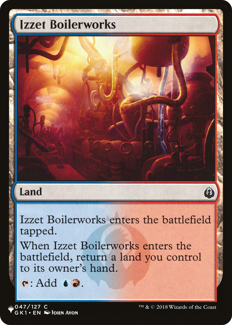 Izzet Boilerworks (GK1) [The List] | Rock City Comics