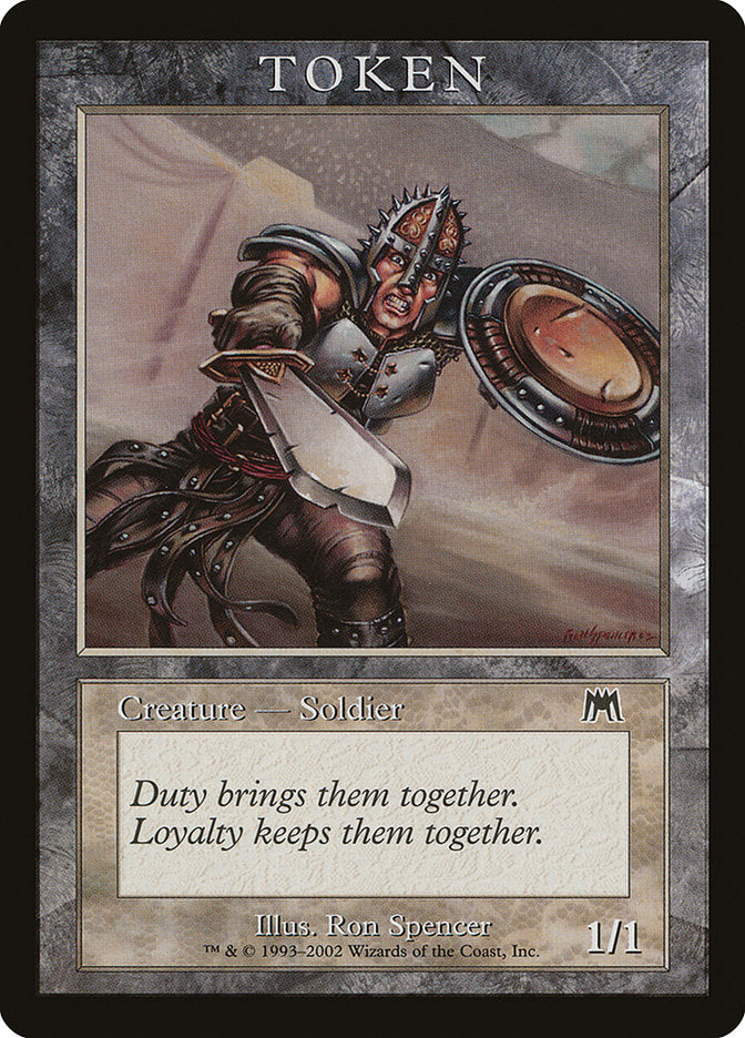 Soldier Token [Magic Player Rewards 2002] | Rock City Comics