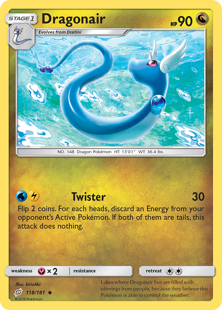 Dragonair (118/181) [Sun & Moon: Team Up] | Rock City Comics