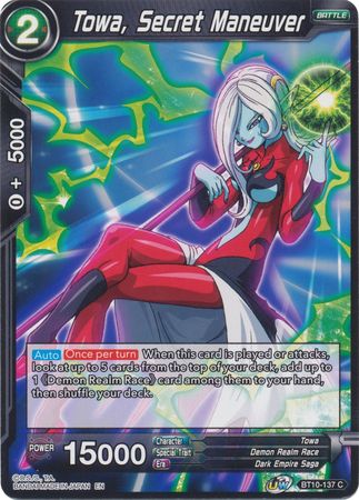 Towa, Secret Maneuver (BT10-137) [Rise of the Unison Warrior 2nd Edition] | Rock City Comics