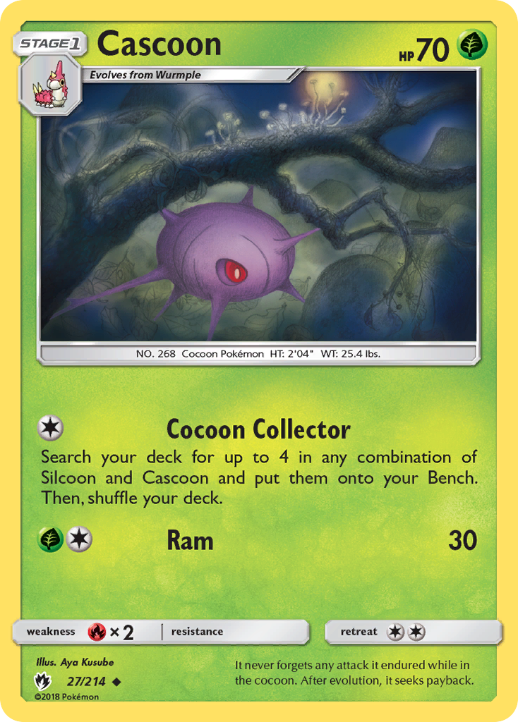 Cascoon (27/214) [Sun & Moon: Lost Thunder] | Rock City Comics