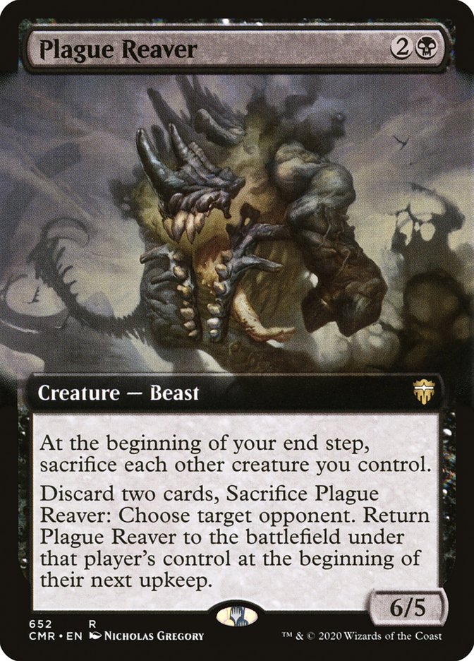 Plague Reaver (Extended Art) [Commander Legends] | Rock City Comics