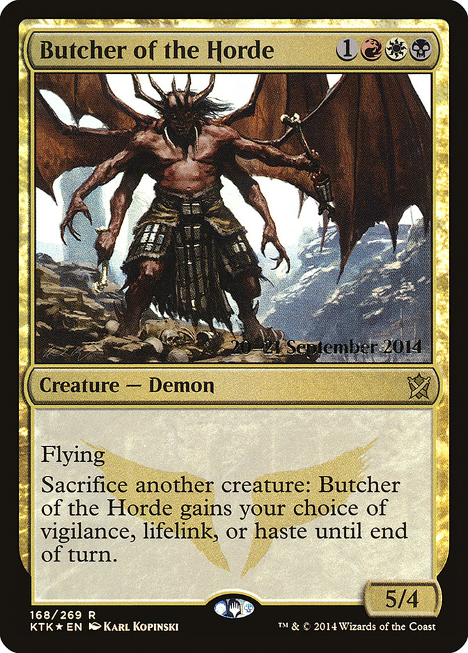 Butcher of the Horde [Khans of Tarkir Prerelease Promos] | Rock City Comics