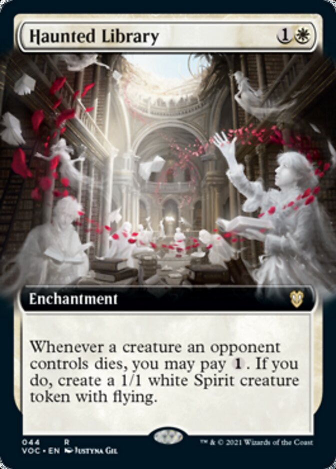 Haunted Library (Extended Art) [Innistrad: Crimson Vow Commander] | Rock City Comics