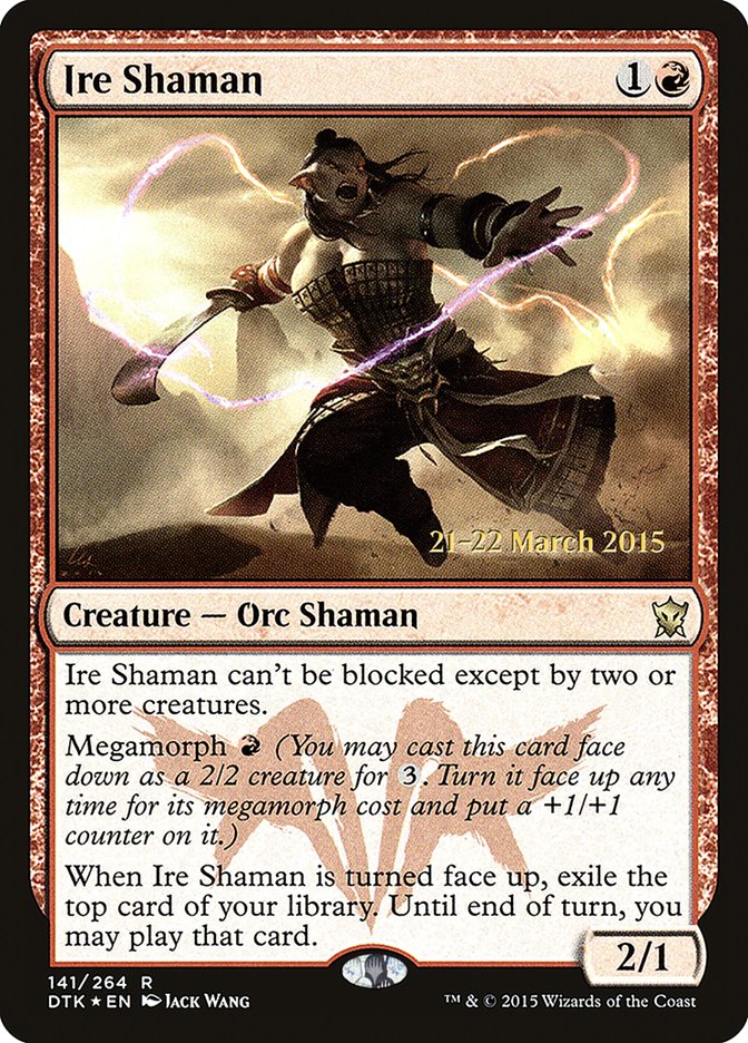 Ire Shaman [Dragons of Tarkir Prerelease Promos] | Rock City Comics
